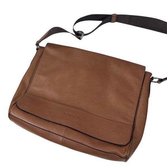 Coach Houston Map Bag – Smooth Calf Leather Crossbody/Shoulder Bag | Pre Loved - Picture 2 of 6